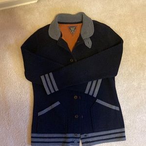 Men’s Navy Barbour Large Sweater/Coat
